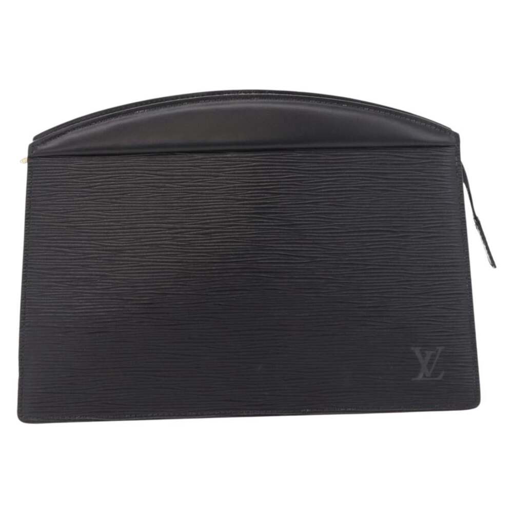 Louis Vuitton Epi Trousse Crete Pouch Black